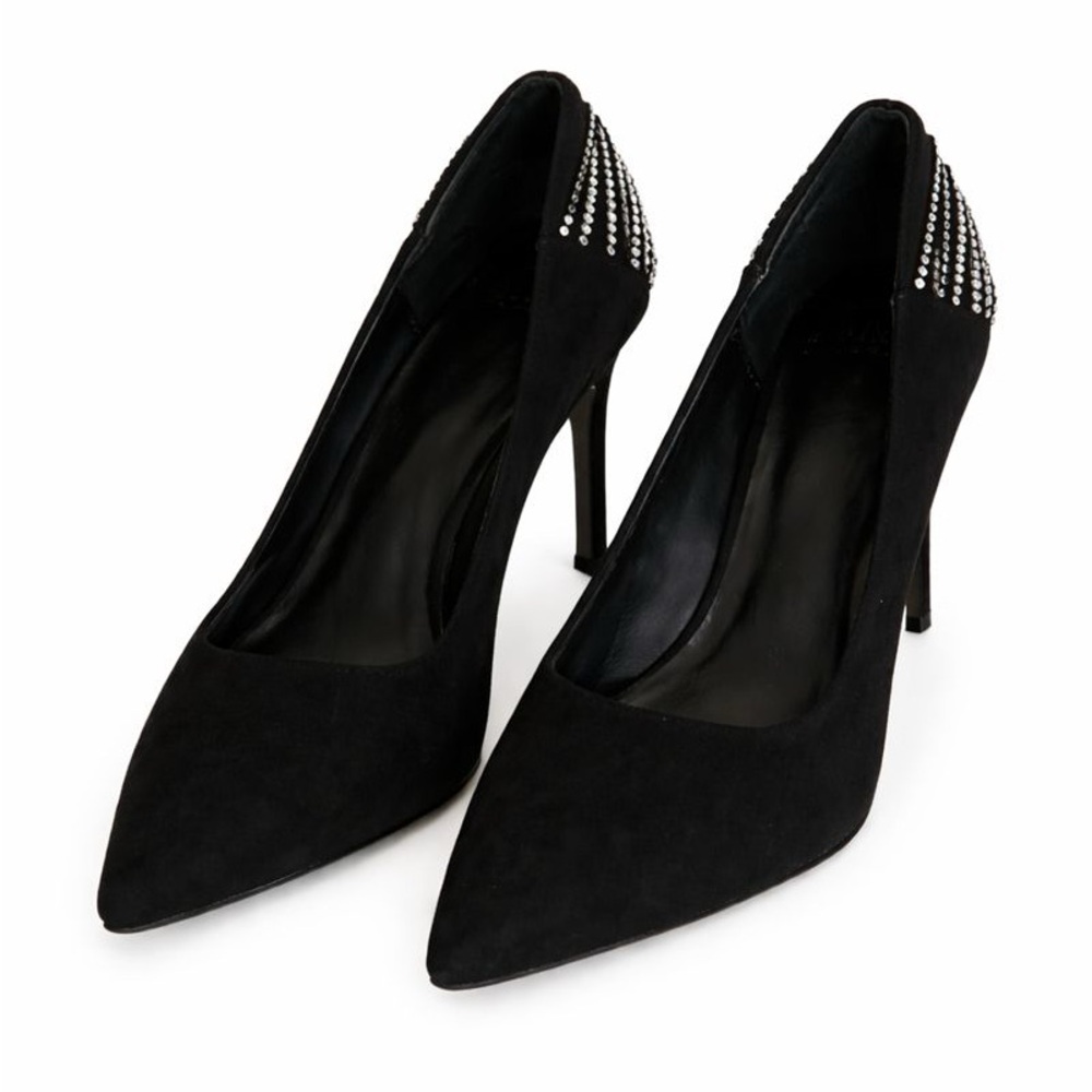 JONES NEW YORK Black Studded Heels Women’s|Size‎ 9M Pointed Toe Pumps|NWOT